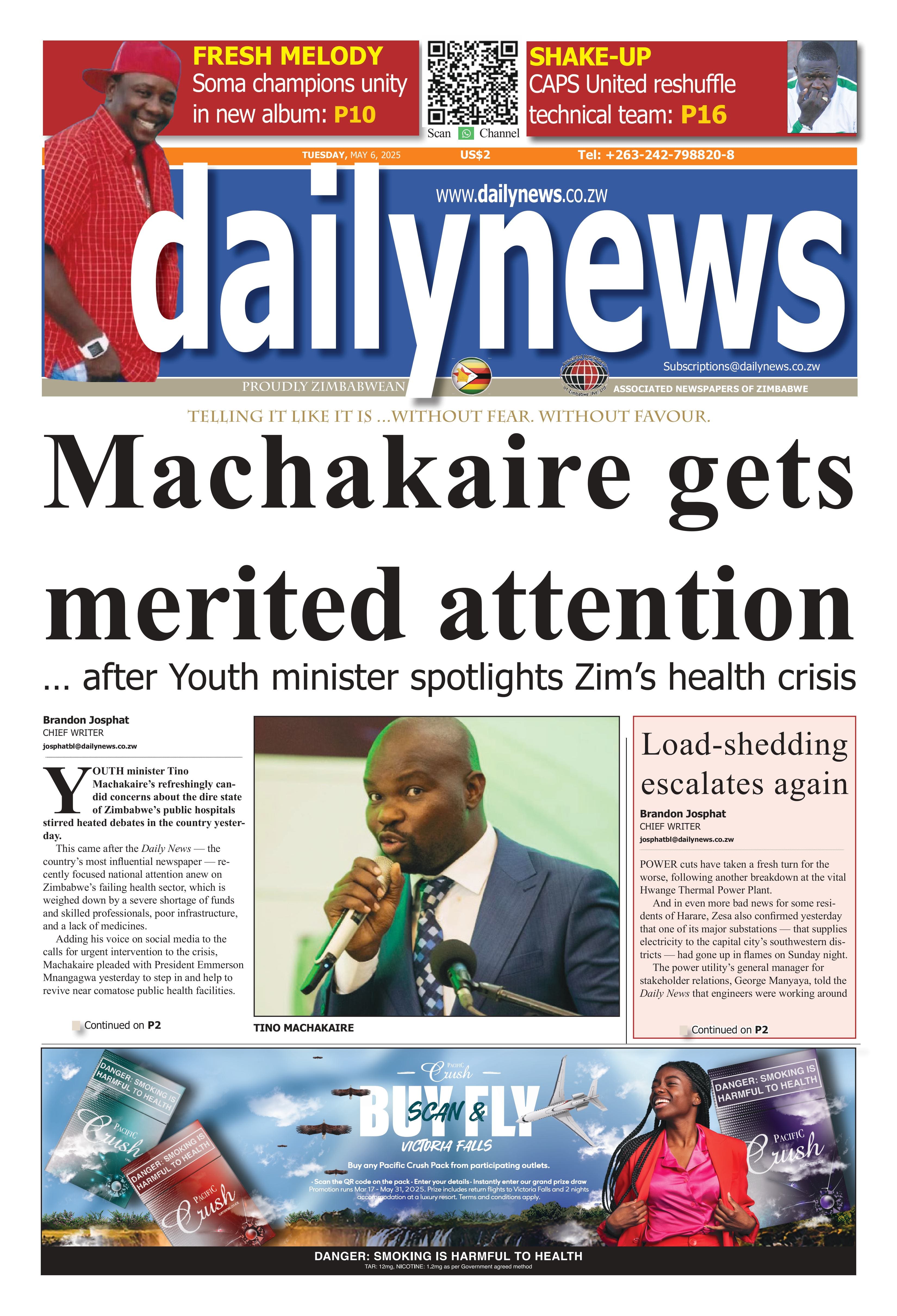 Tuesday 6 May 2025